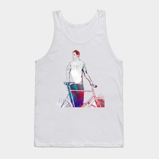 Cycling Bike sport art #cycling #sport Tank Top